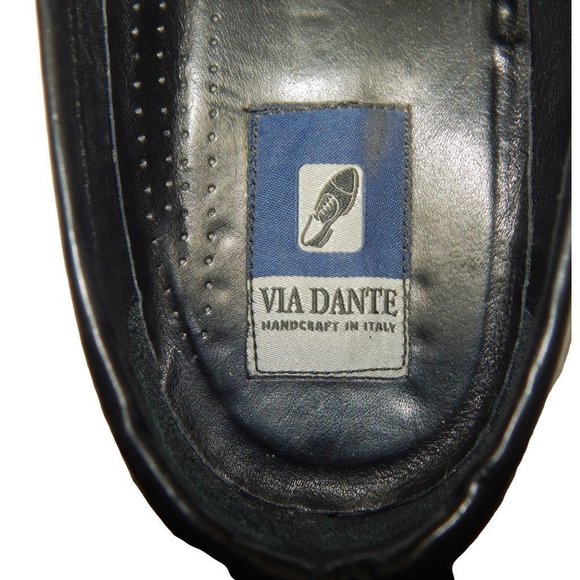 Via Dante Black Traditional Tassel Loafers Men\'s 1 main image 7